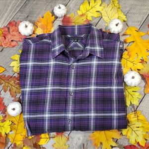 Men's long sleeve plaid shirt